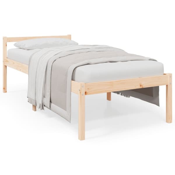 Säng 100x200 cm massiv furu