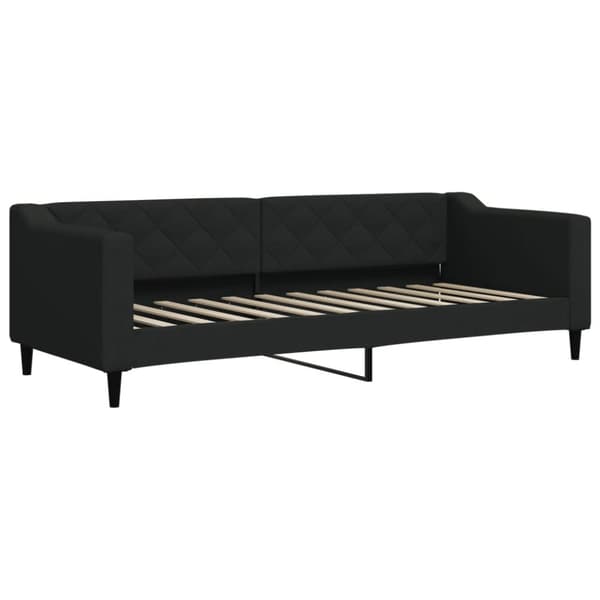 Dagbädd svart 80x200 cm tyg