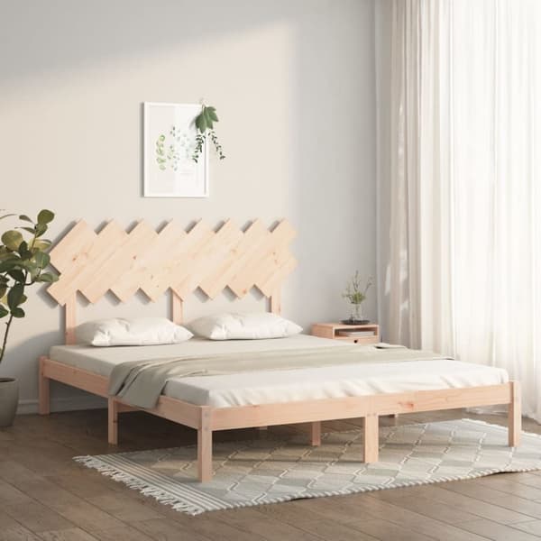 Sängram 160x200 cm massivt trä