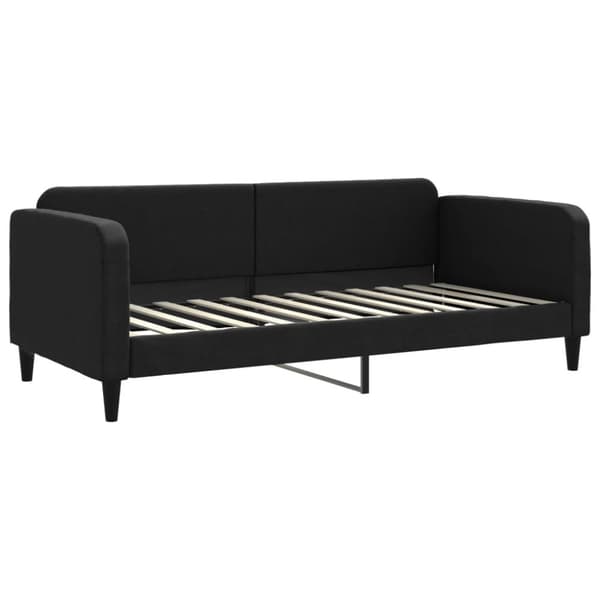 Dagbädd svart 90x200 cm tyg