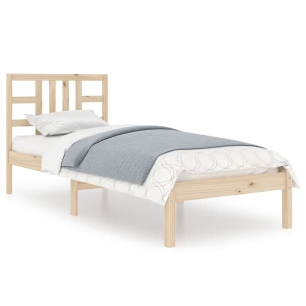 Sängram massivt trä 75x190 cm