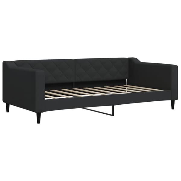 Dagbädd svart 90x190 cm tyg