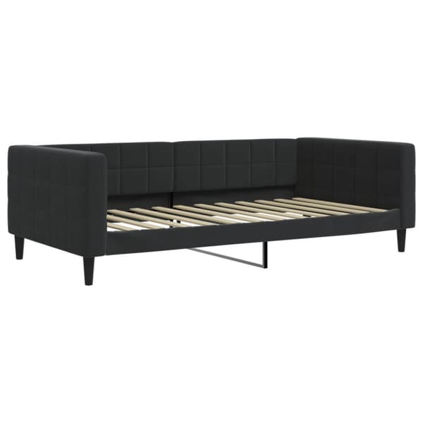 Dagbädd svart 100x200 cm sammet
