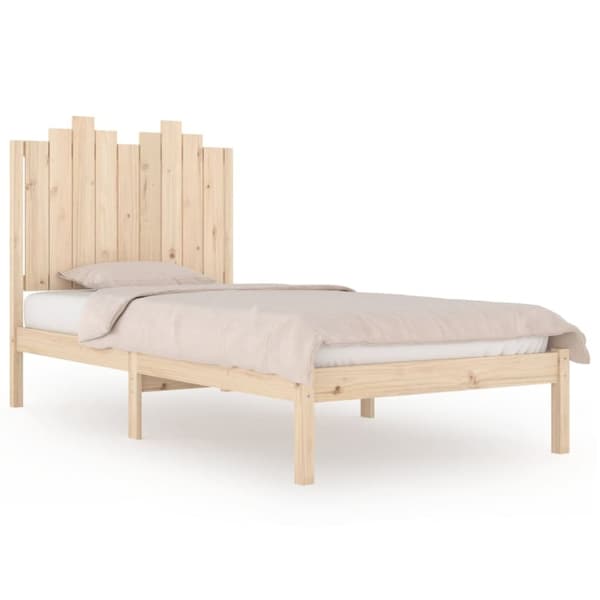 Sängram massiv furu 100x200 cm enkelsäng
