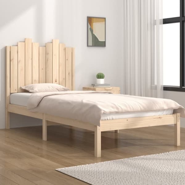 Sängram massiv furu 100x200 cm enkelsäng