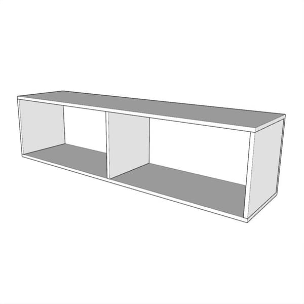 Sängskåp - Itamoby - KENTARO - 160 cm - Vit Ask - 2 platser