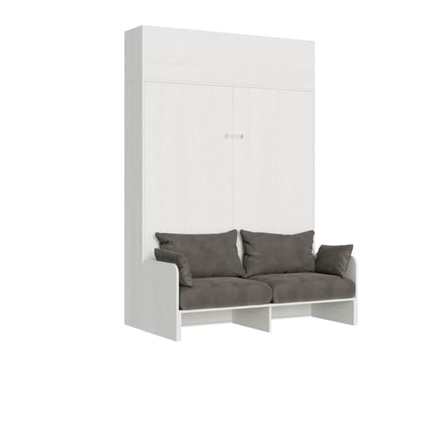 Sängskåp - Itamoby - KENTARO - 160 cm - Vit Ask - 2 platser