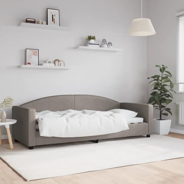 Dagbädd taupe 80x200 cm tyg