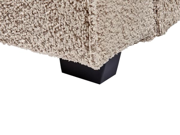 Seng med ramme taupe polstret boucle 160 x 200 cm moderne dobbelt til soveværelse