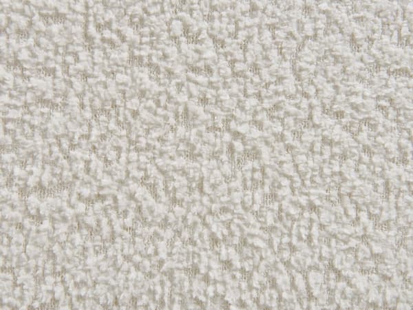 Sängram Off-White Boucle Klädsel 180 x 200 cm Lamellbotten Sovrum Modern Minimalistisk