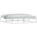 Miniatyrbilde 4 av 10: vidaXL Sengeramme uten madrass hvit 180x200 cm