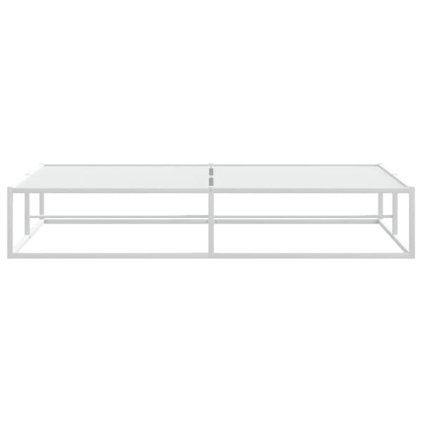 vidaXL Sengeramme uten madrass hvit 180x200 cm