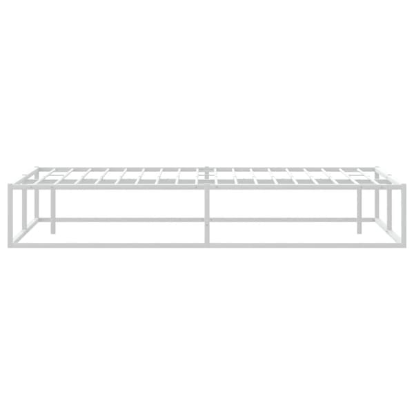 vidaXL Sengeramme uten madrass hvit 180x200 cm