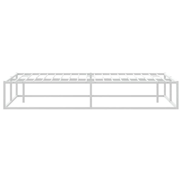 vidaXL Sengeramme uten madrass hvit 200x200 cm