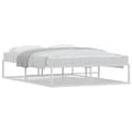 Miniatyrbilde 3 av 10: vidaXL Sengeramme uten madrass hvit 140x200 cm