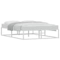 Miniatyrbilde 4 av 10: vidaXL Sengeramme uten madrass hvit 140x200 cm