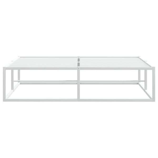 vidaXL Sengeramme uten madrass hvit 140x200 cm