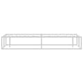 Miniatyrbilde 7 av 10: vidaXL Sengeramme uten madrass hvit 140x200 cm