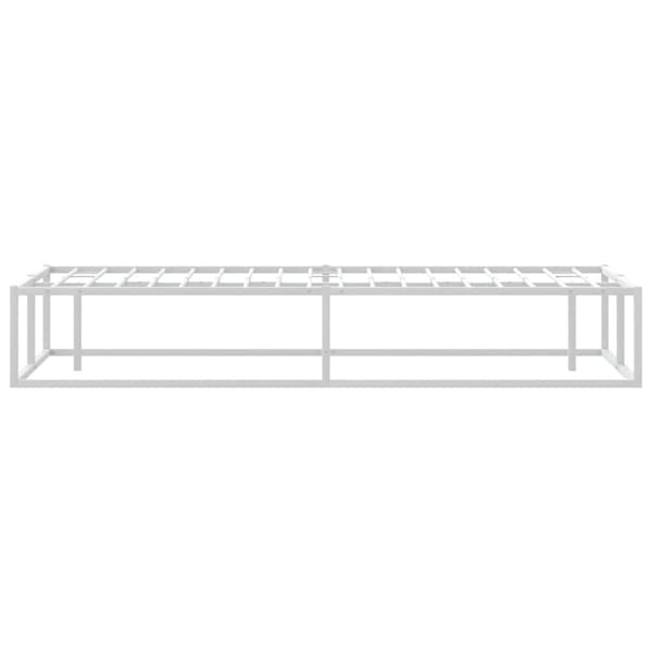 vidaXL Sengeramme uten madrass hvit 140x200 cm