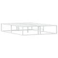 Miniatyrbilde 8 av 10: vidaXL Sengeramme uten madrass hvit 140x200 cm