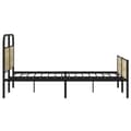 Miniatyrbilde 7 av 10: vidaXL Sengeramme uten madrass sonoma eik 135x190 cm konstruert tre