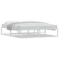 Miniatyrbilde 3 av 10: vidaXL Sengeramme uten madrass hvit 160x200 cm