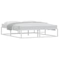 Miniatyrbilde 4 av 10: vidaXL Sengeramme uten madrass hvit 160x200 cm