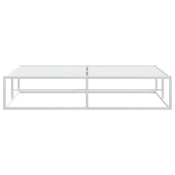 vidaXL Sengeramme uten madrass hvit 160x200 cm