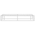 Miniatyrbilde 7 av 10: vidaXL Sengeramme uten madrass hvit 160x200 cm