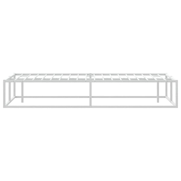 vidaXL Sengeramme uten madrass hvit 160x200 cm