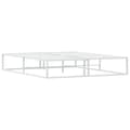 Miniatyrbilde 8 av 10: vidaXL Sengeramme uten madrass hvit 160x200 cm