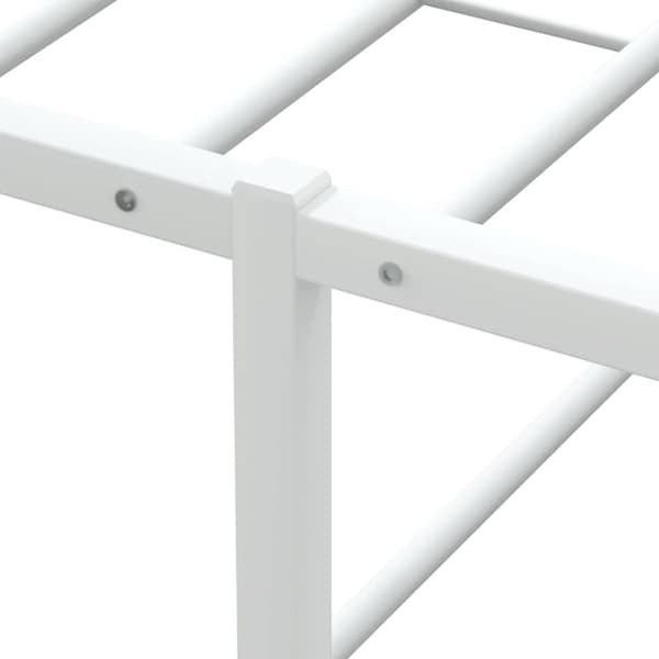 vidaXL Sengeramme uten madrass hvit 160x200 cm