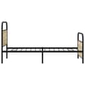 Miniatyrbilde 6 av 9: vidaXL Sengeramme uten madrass sonoma eik 107x203 cm konstruert tre