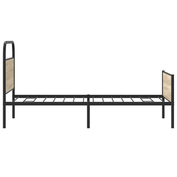 vidaXL sengeramme 90x190 cm uden madras konstrueret træ sonoma-eg