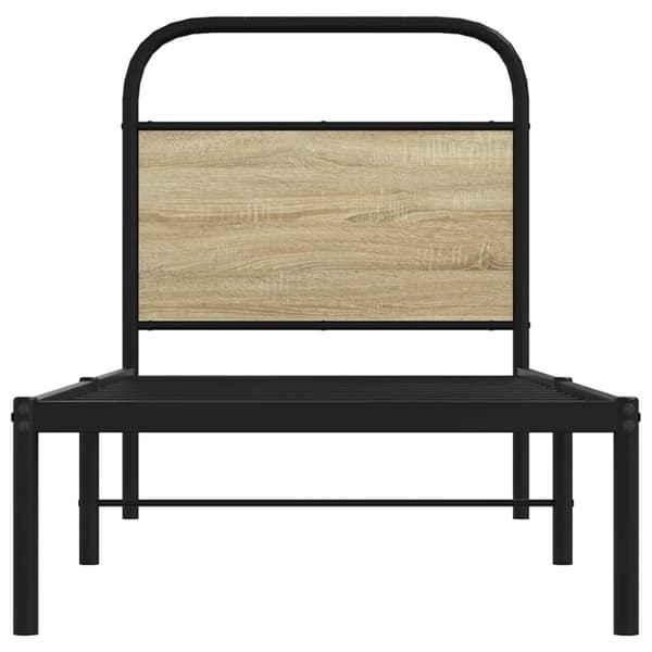 vidaXL sengeramme 80x200 cm uden madras konstrueret træ sonoma-eg