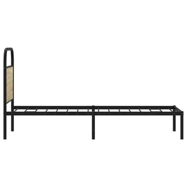 vidaXL sengeramme 80x200 cm uden madras konstrueret træ sonoma-eg