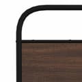 Miniatyrbilde 8 av 9: vidaXL Sengeramme uten madrass brun eik 140x190 cm konstruert tre