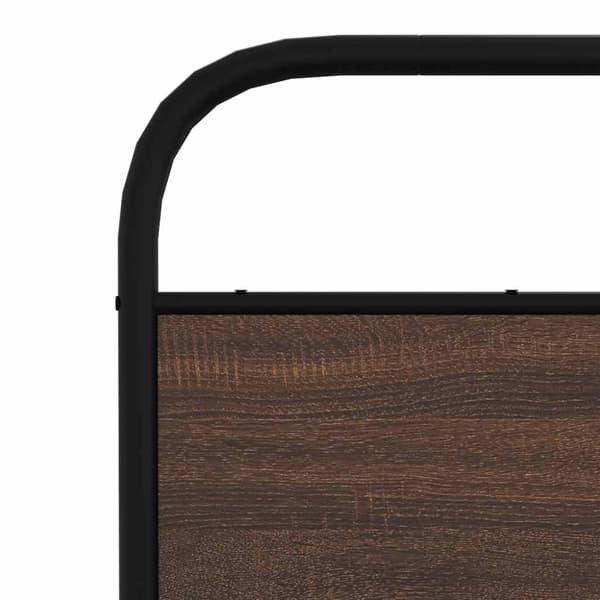 vidaXL Sengeramme uten madrass brun eik 140x190 cm konstruert tre