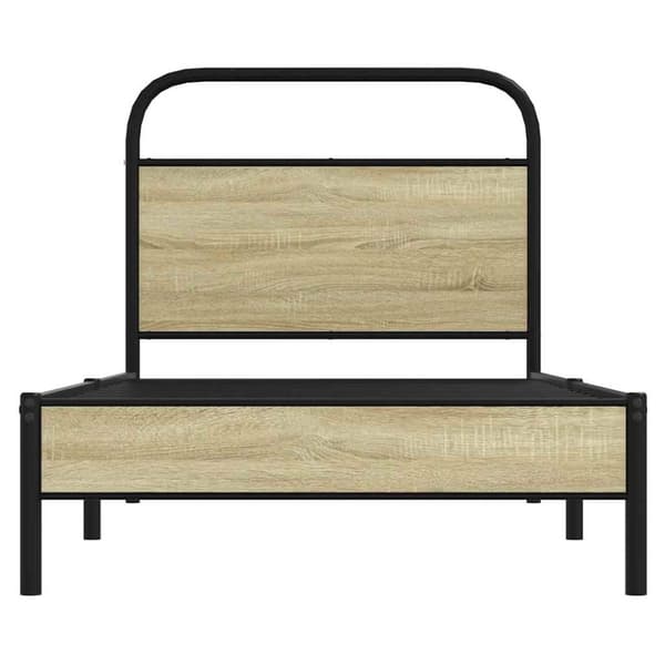 vidaXL sengeramme 80x200 cm uden madras konstrueret træ sonoma-eg