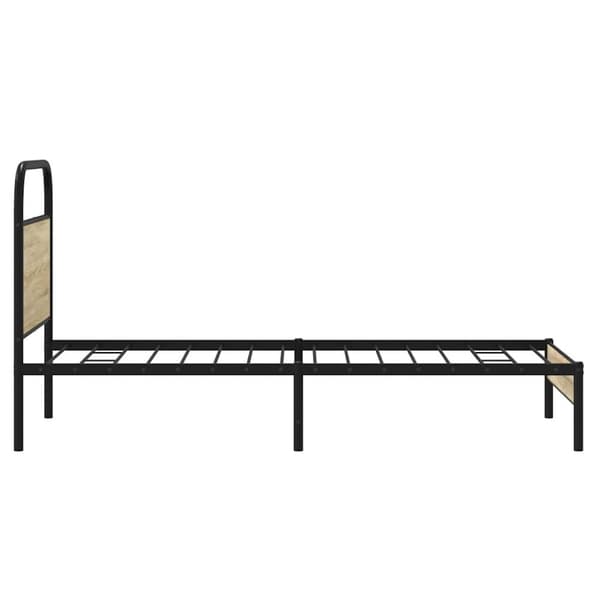 vidaXL sengeramme 80x200 cm uden madras konstrueret træ sonoma-eg