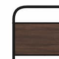 Miniatyrbilde 8 av 9: vidaXL Sengeramme uten madrass brun eik 75x190 cm konstruert tre