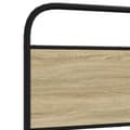 Miniatyrbilde 9 av 10: vidaXL Sengeramme uten madrass sonoma eik 160x200 cm konstruert tre