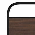 Miniatyrbilde 8 av 9: vidaXL Sengeramme uten madrass brun eik 140x200 cm konstruert tre
