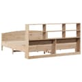 Miniatyrbilde 7 av 11: vidaXL Seng med bokhylle uten madrass 180x200 cm heltre furu