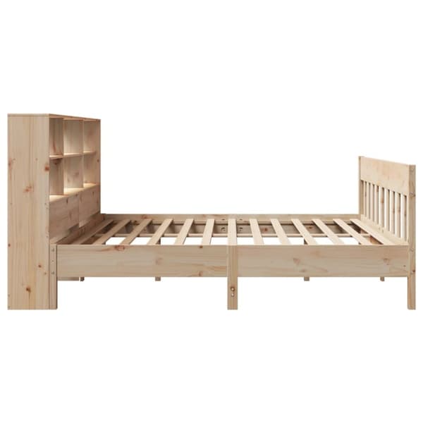 vidaXL sengeramme uden madras 200x200 cm massivt fyrretræ