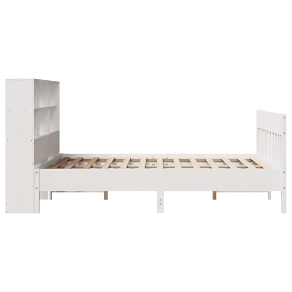 vidaXL Sengeramme uten madrass hvit 160x200 cm heltre furu
