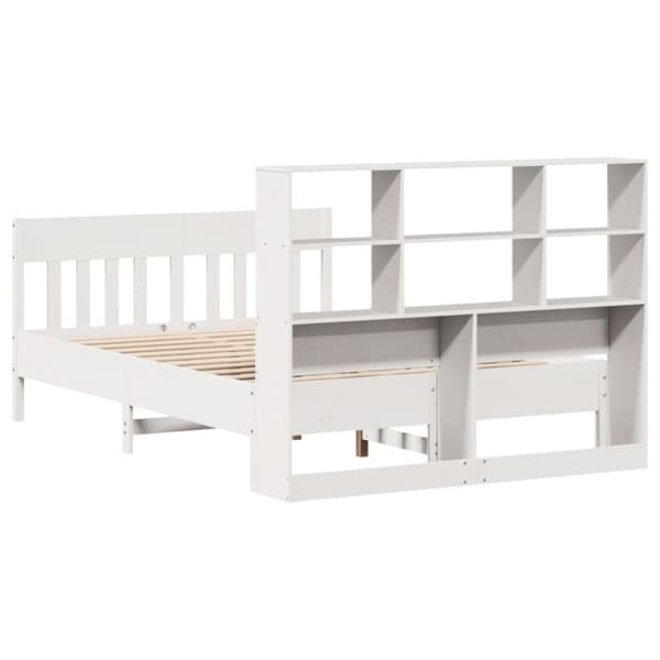 vidaXL Sengeramme uten madrass hvit 160x200 cm heltre furu