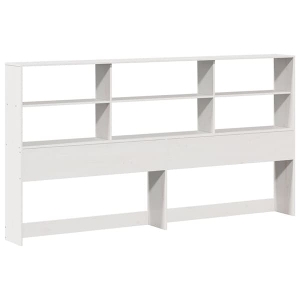 vidaXL Sengeramme med madrass hvit 200x200 cm heltre furu