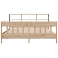 Miniatyrbilde 5 av 11: vidaXL Sengeramme uten madrass 180x200 cm heltre furu