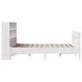 Miniatyrbilde 8 av 11: vidaXL Sengeramme uten madrass hvit 150x200 cm heltre furu